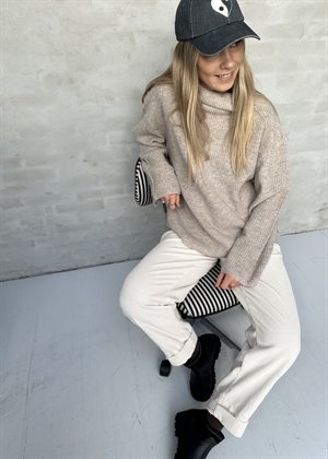 Sazlata turtleneck 15353 Khaki Mel. Samsøe 